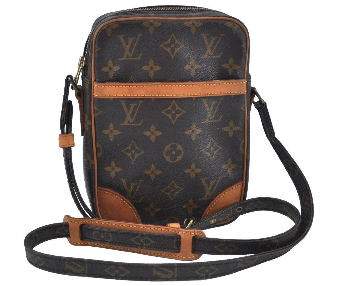 Authentic Louis Vuitton Monogram Danube Shoulder Cross Body Bag M45266 LV K2949