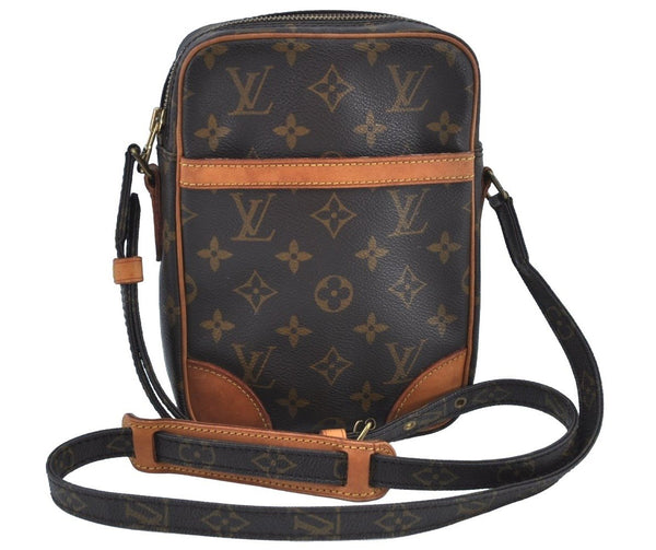 Authentic Louis Vuitton Monogram Danube Shoulder Cross Body Bag M45266 LV K2949