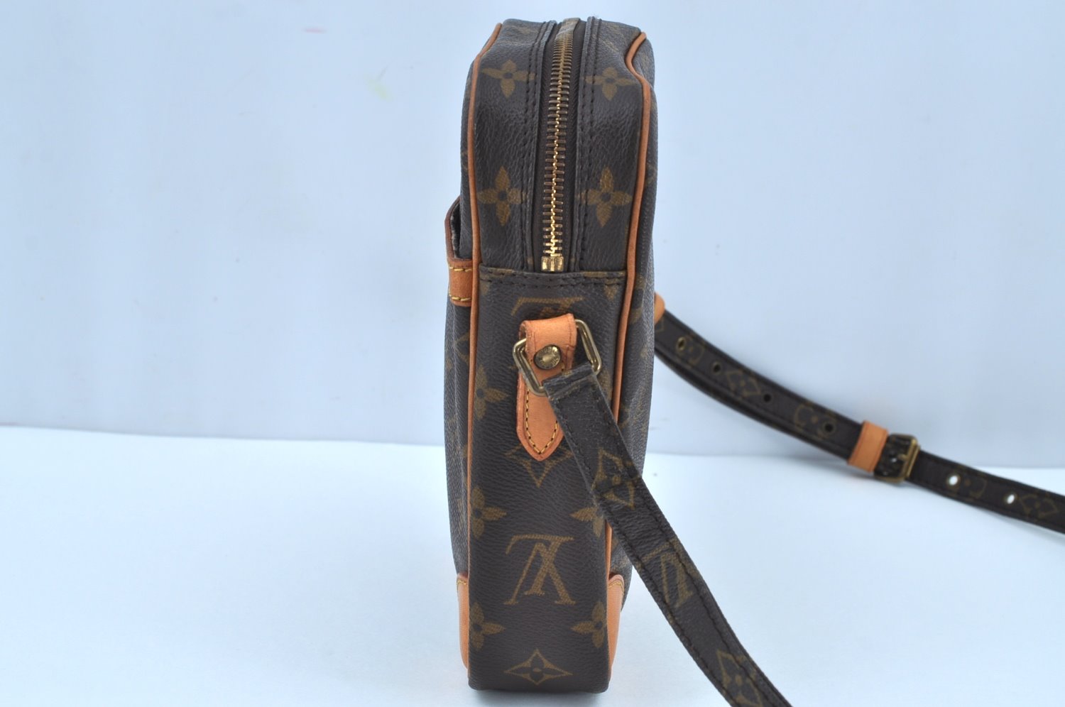 Authentic Louis Vuitton Monogram Danube Shoulder Cross Body Bag M45266 LV K2949