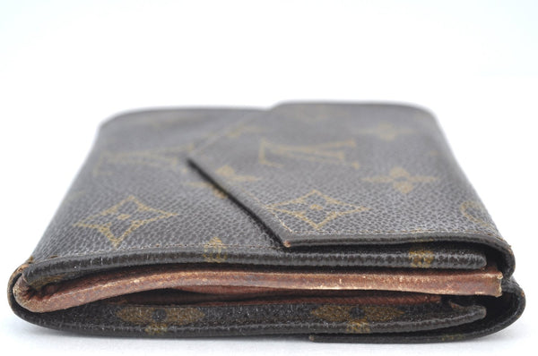 Authentic Louis Vuitton Monogram Porte Monnaie Billets Wallet M61660 LV K2969