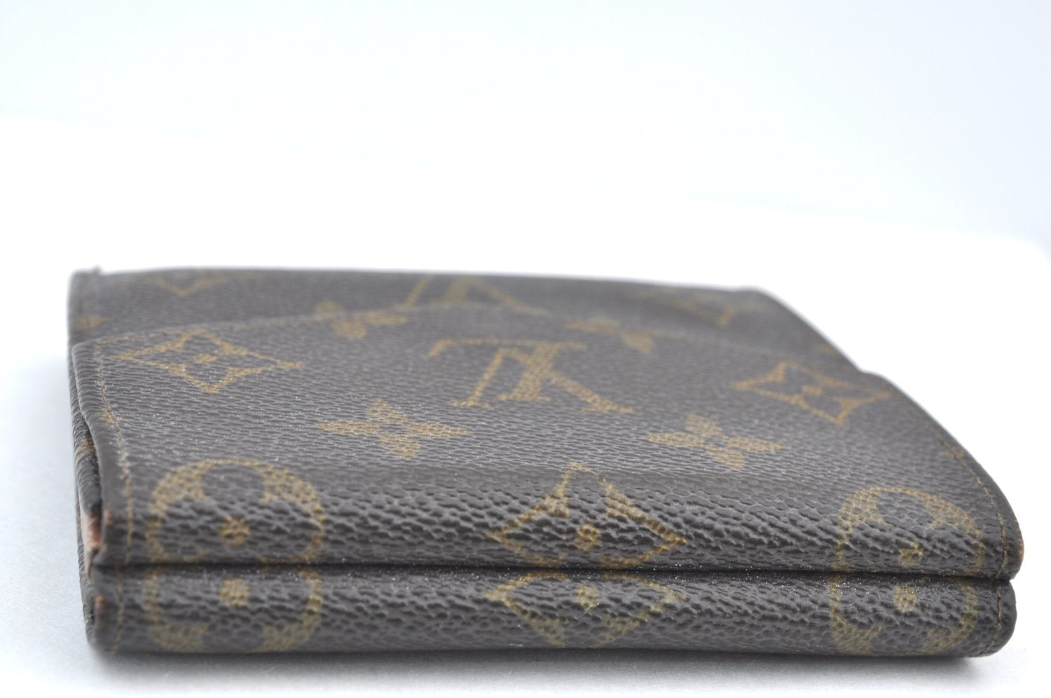 Authentic Louis Vuitton Monogram Porte Monnaie Billets Wallet M61660 LV K2969