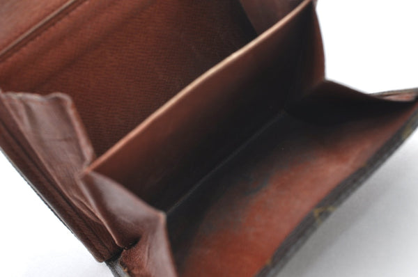 Authentic Louis Vuitton Monogram Porte Monnaie Billets Wallet M61660 LV K2969