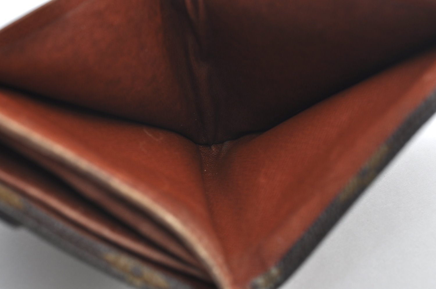 Authentic Louis Vuitton Monogram Porte Monnaie Billets Wallet M61660 LV K2969