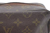 Auth Louis Vuitton Monogram Trousse Toilette 28 Clutch Hand Bag Old Model K3077