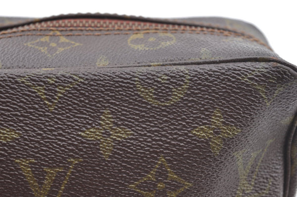 Auth Louis Vuitton Monogram Trousse Toilette 28 Clutch Hand Bag Old Model K3077