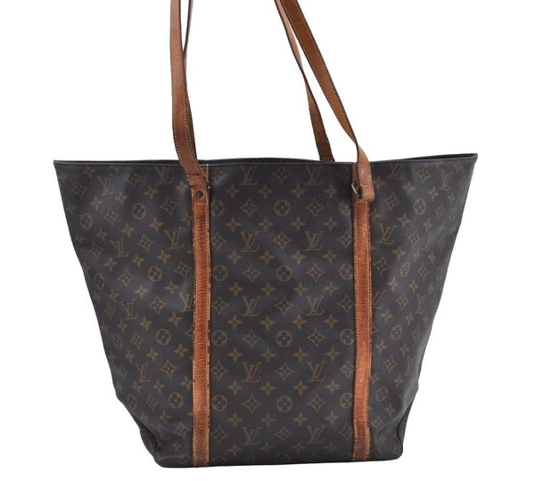 Authentic Louis Vuitton Monogram Sac Shopping GM Tote Bag M51110 LV K3202