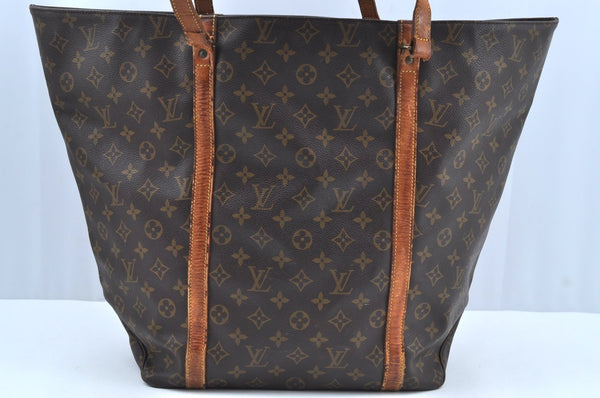 Authentic Louis Vuitton Monogram Sac Shopping GM Tote Bag M51110 LV K3202