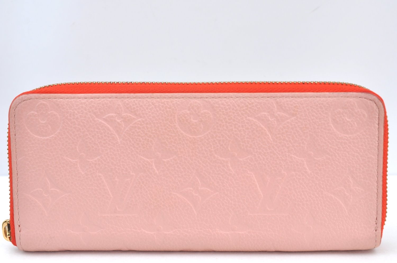 Louis Vuitton Monogram Empreinte Portefeuille Clemence Wallet Pink Junk K3299