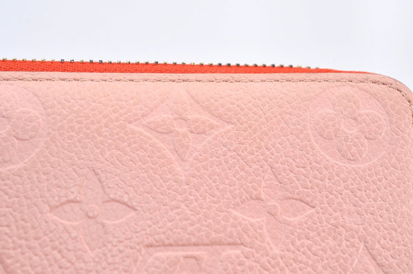 Louis Vuitton Monogram Empreinte Portefeuille Clemence Wallet Pink Junk K3299