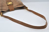 Authentic FENDI Vintage Shoulder Cross Body Bag Suede Leather Beige K3498