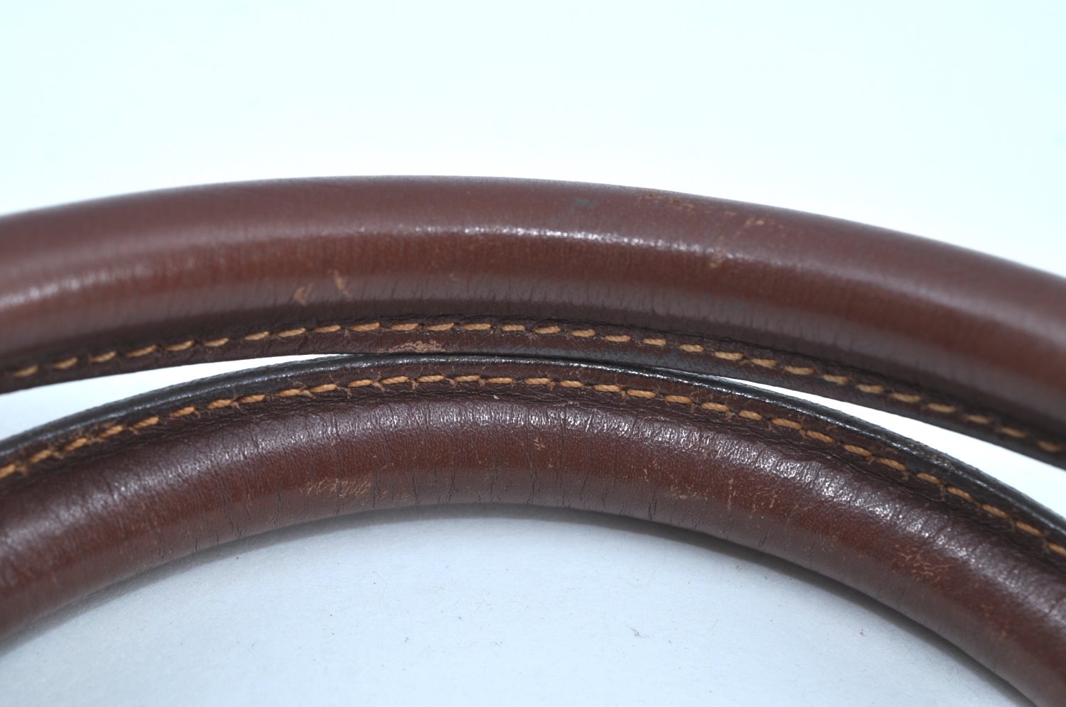 Authentic GUCCI Micro GG 2Way Shoulder Hand Boston Bag PVC Leather Brown K3545