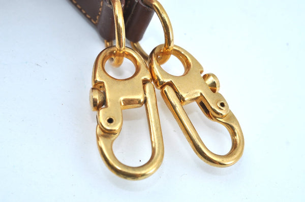 Authentic GUCCI Micro GG 2Way Shoulder Hand Boston Bag PVC Leather Brown K3545