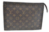 Auth Louis Vuitton Monogram Poche Toilette 26 Cosmetics Pouch Old Model LV K3656
