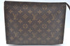 Auth Louis Vuitton Monogram Poche Toilette 26 Cosmetics Pouch Old Model LV K3656