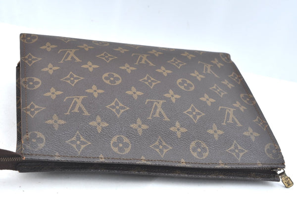 Auth Louis Vuitton Monogram Poche Toilette 26 Cosmetics Pouch Old Model LV K3656