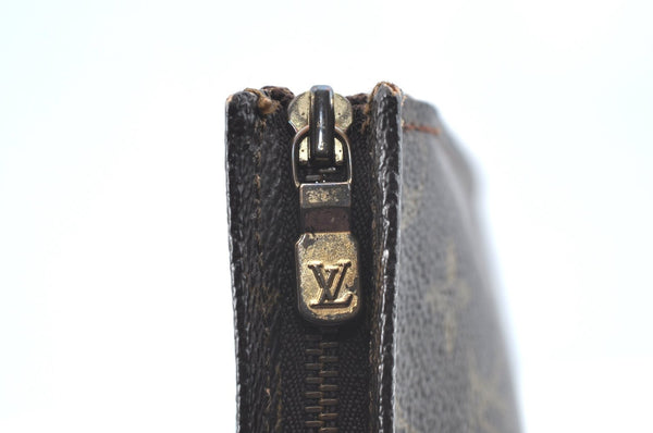 Auth Louis Vuitton Monogram Poche Toilette 26 Cosmetics Pouch Old Model LV K3656