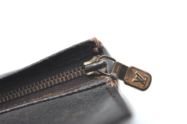 Auth Louis Vuitton Monogram Poche Toilette 26 Cosmetics Pouch Old Model LV K3656