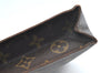 Auth Louis Vuitton Monogram Poche Toilette 26 Cosmetics Pouch Old Model LV K3656
