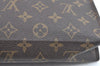 Auth Louis Vuitton Monogram Poche Toilette 26 Cosmetics Pouch Old Model LV K3656
