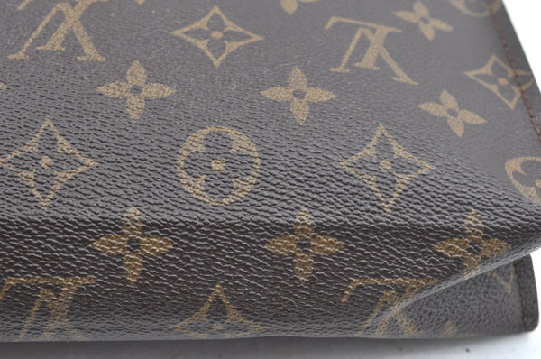Auth Louis Vuitton Monogram Poche Toilette 26 Cosmetics Pouch Old Model LV K3656