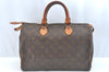 Authentic Louis Vuitton Monogram Speedy 30 Hand Boston Bag Old Model LV K3663