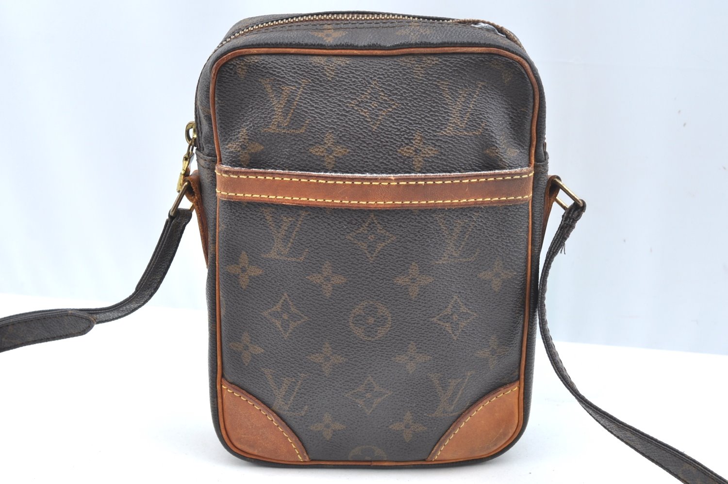 Authentic Louis Vuitton Monogram Danube Shoulder Cross Body Bag M45266 LV K3875