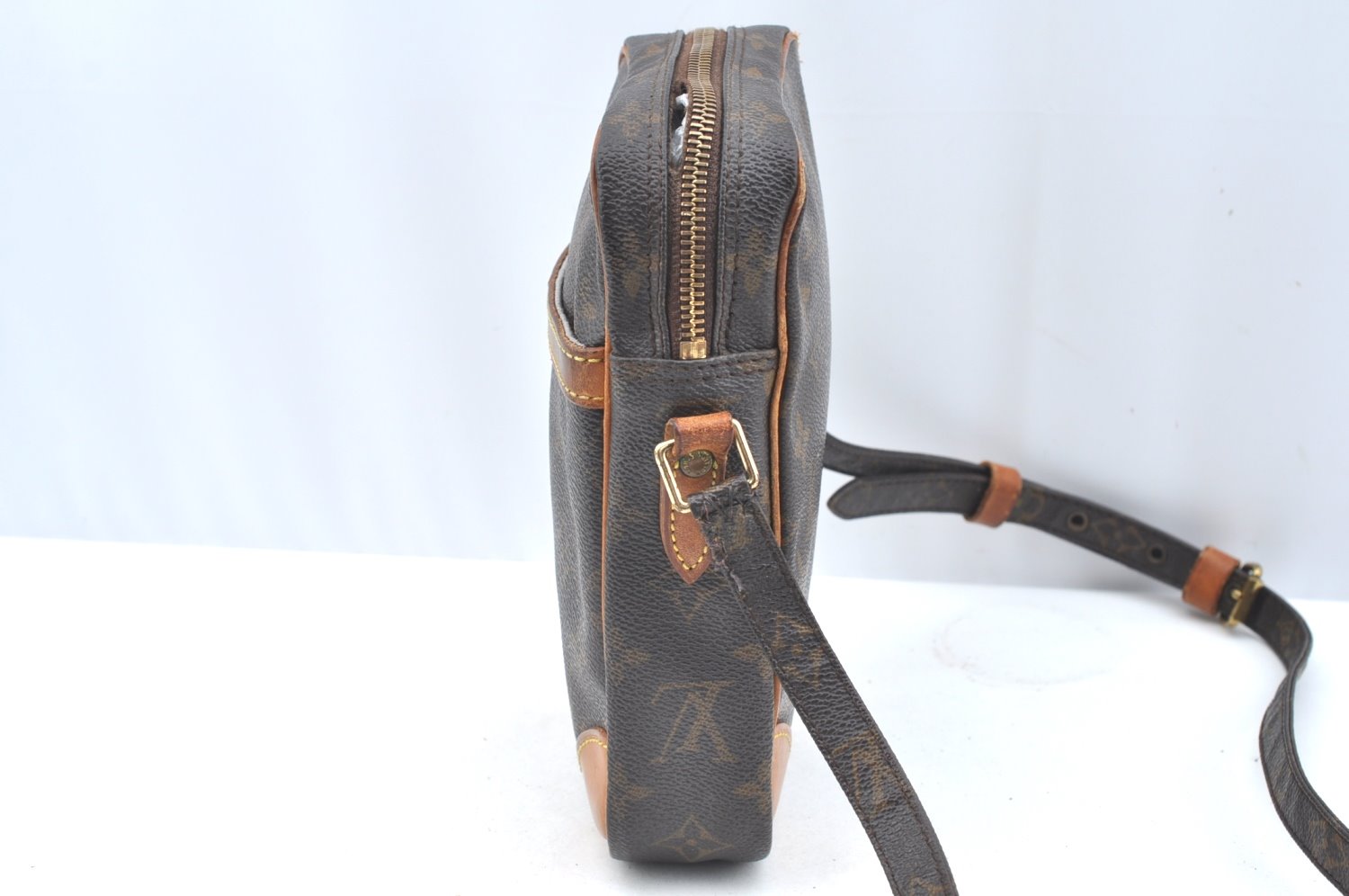 Authentic Louis Vuitton Monogram Danube Shoulder Cross Body Bag M45266 LV K3875