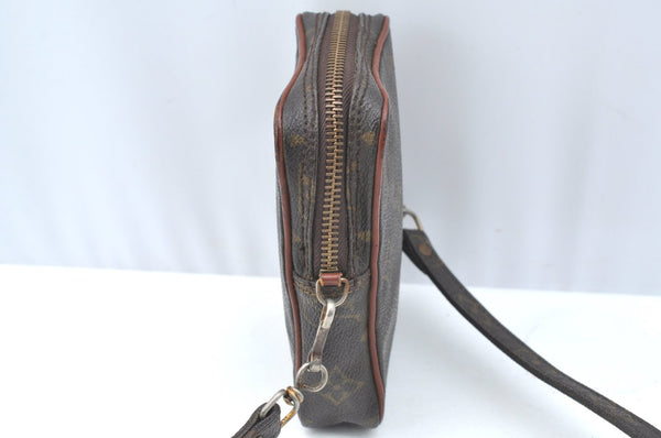 Auth Louis Vuitton Monogram Mini Poche Danube Shoulder Cross Bag Old Model K3886