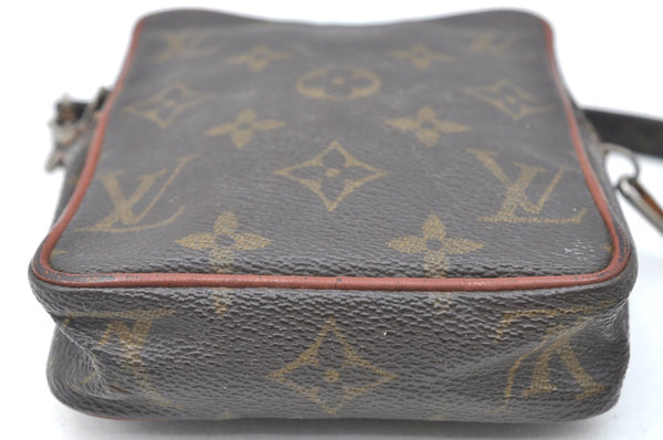 Auth Louis Vuitton Monogram Mini Poche Danube Shoulder Cross Bag Old Model K3886