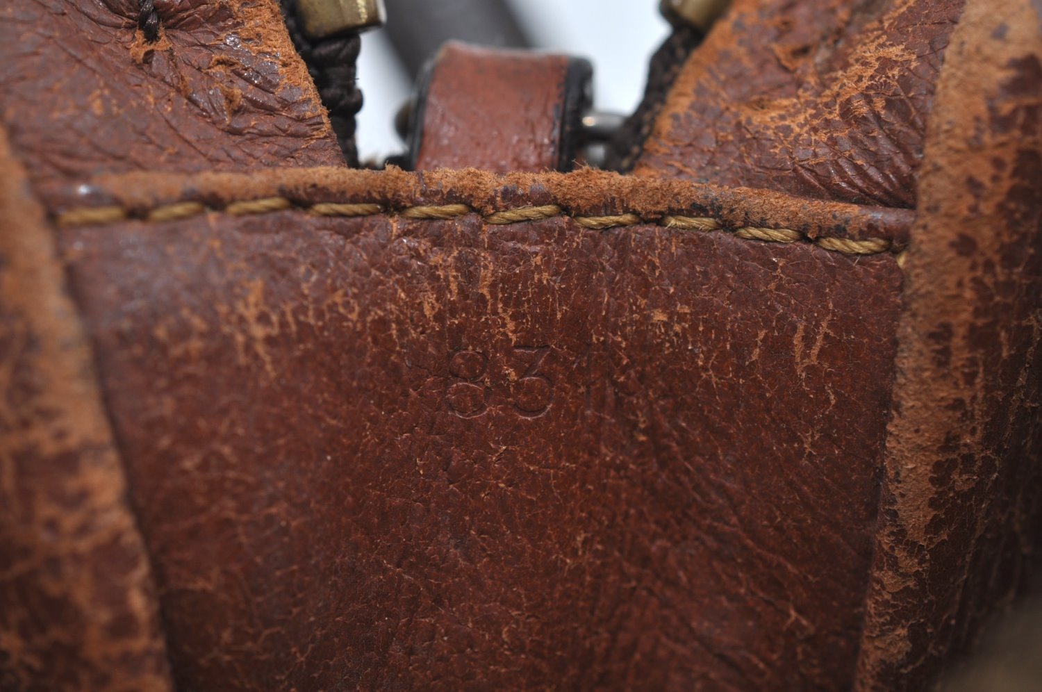 Auth Louis Vuitton Monogram Mini Poche Danube Shoulder Cross Bag Old Model K3886