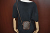 Auth Louis Vuitton Monogram Mini Poche Danube Shoulder Cross Bag Old Model K3886