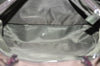 Authentic PRADA Satin Plastic Hand Bag Purse Brown K3895