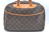 Authentic Louis Vuitton Monogram Deauville Hand Bag M47270 LV K3969