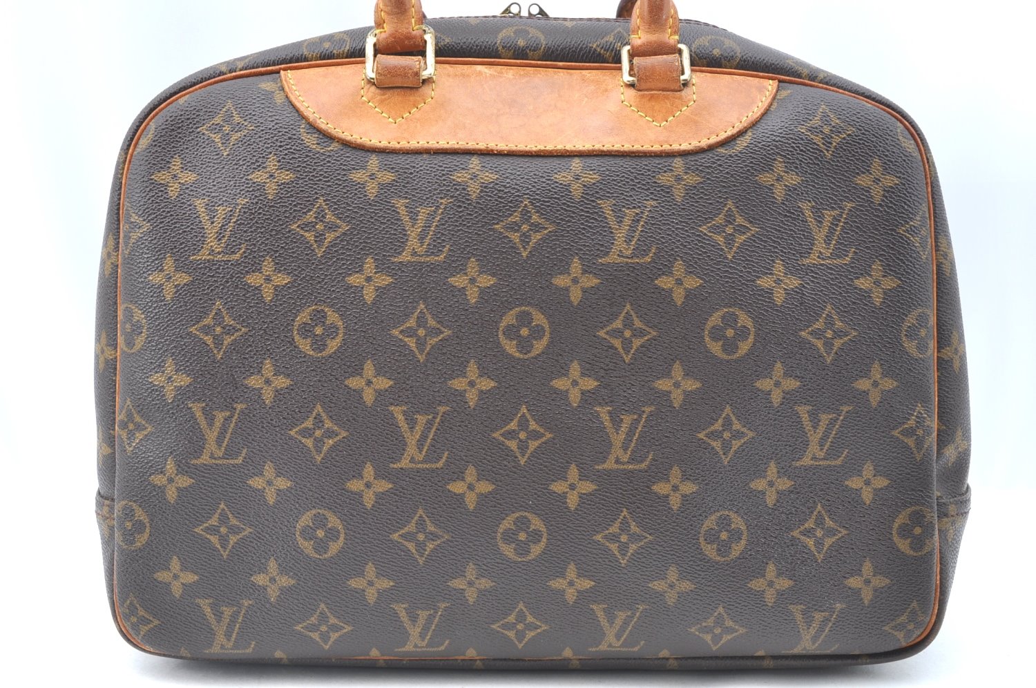 Authentic Louis Vuitton Monogram Deauville Hand Bag M47270 LV K3969