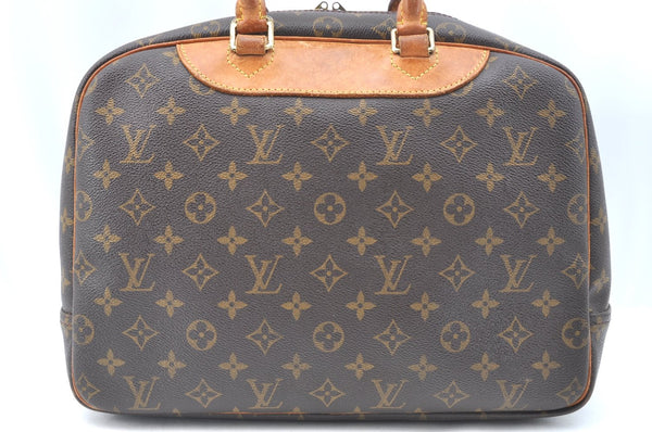 Authentic Louis Vuitton Monogram Deauville Hand Bag M47270 LV K3969