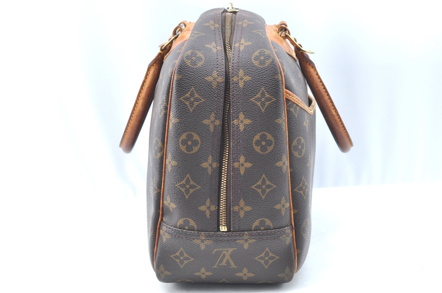 Authentic Louis Vuitton Monogram Deauville Hand Bag M47270 LV K3969