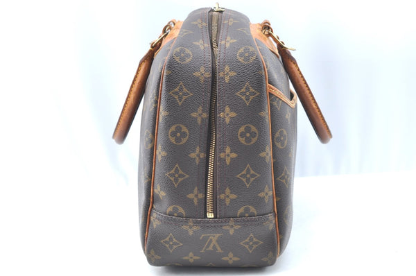 Authentic Louis Vuitton Monogram Deauville Hand Bag M47270 LV K3969