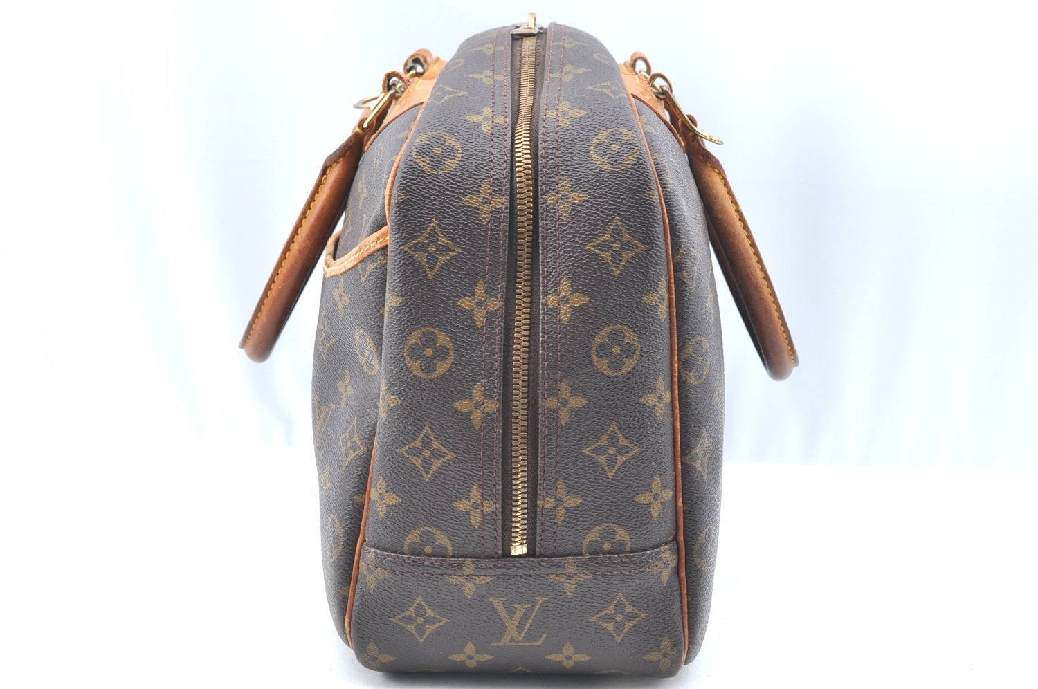 Authentic Louis Vuitton Monogram Deauville Hand Bag M47270 LV K3969