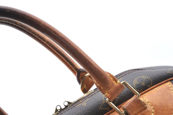 Authentic Louis Vuitton Monogram Deauville Hand Bag M47270 LV K3969