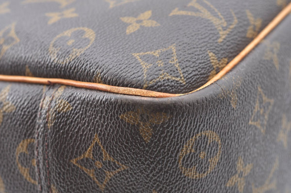 Authentic Louis Vuitton Monogram Deauville Hand Bag M47270 LV K3969
