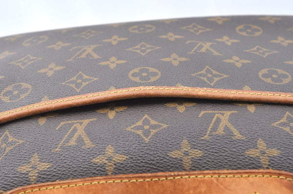 Authentic Louis Vuitton Monogram Deauville Hand Bag M47270 LV K3969