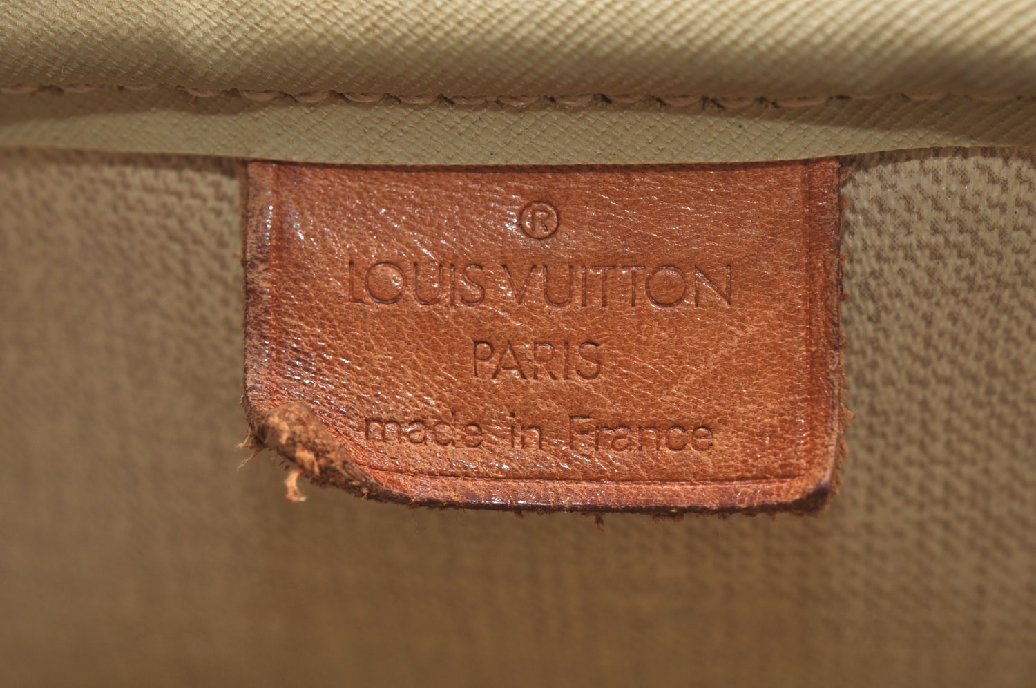 Authentic Louis Vuitton Monogram Deauville Hand Bag M47270 LV K3969