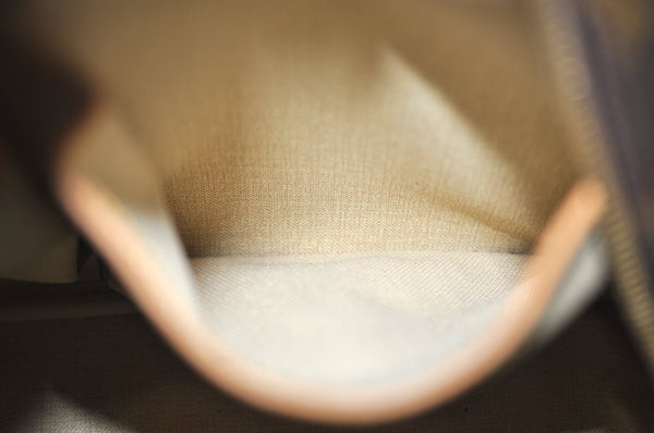 Authentic Louis Vuitton Monogram Deauville Hand Bag M47270 LV K3969