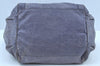 Authentic BALENCIAGA Classic The Sunday Hand Tote Bag Leather Purple K3991