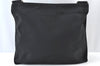 Authentic PRADA Nylon Tessuto Leather Shoulder Cross Body Bag Black K4025