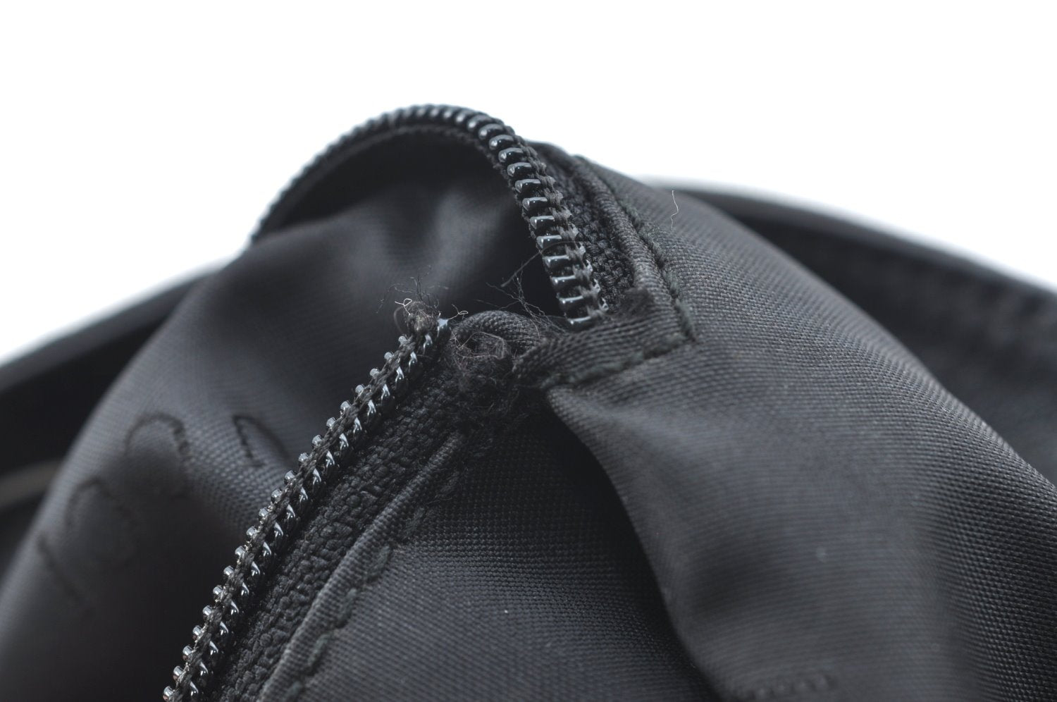 Authentic GUCCI Bamboo Shoulder Hand Bag Nylon Leather 0011577 Black K4037