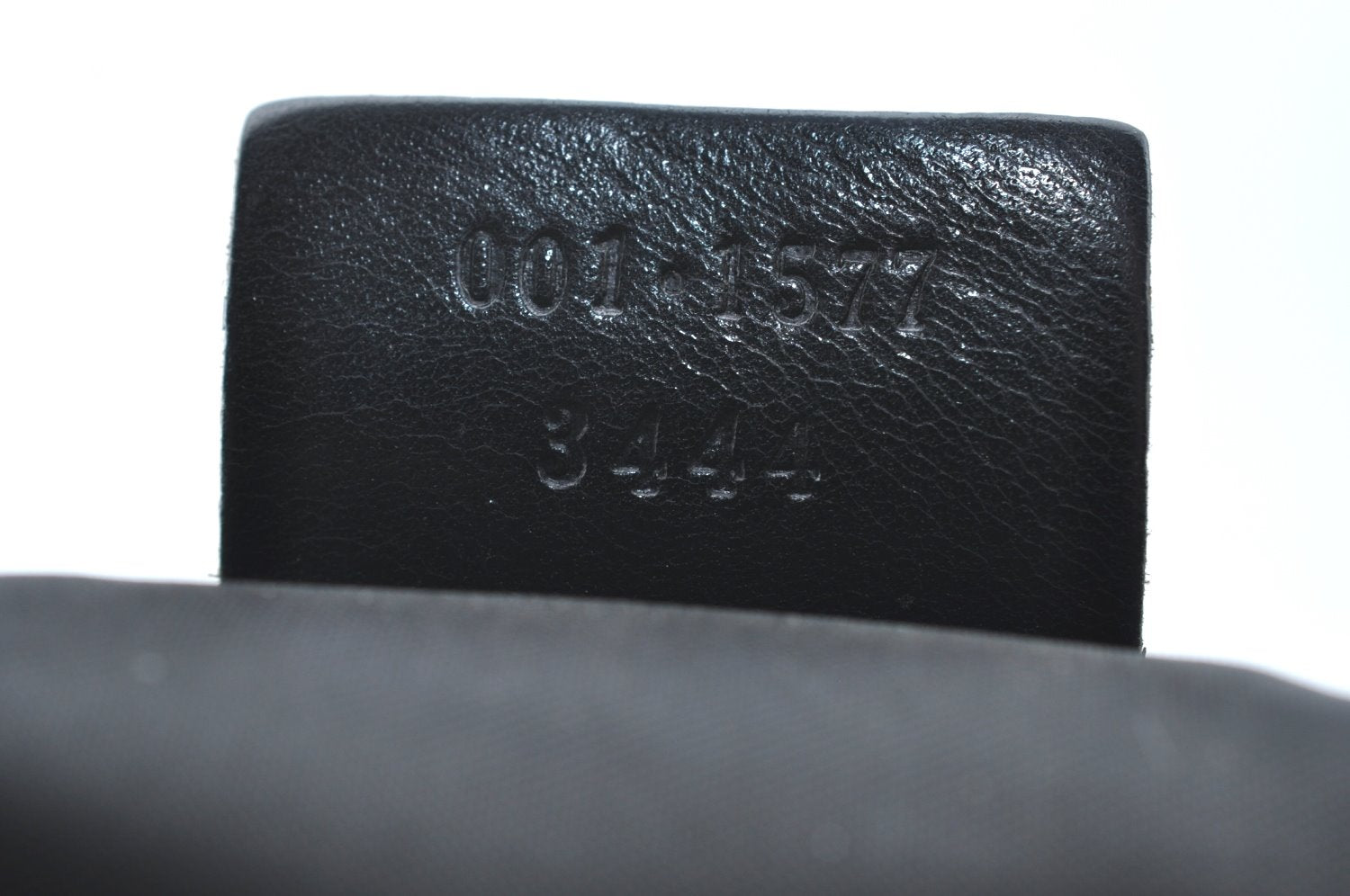 Authentic GUCCI Bamboo Shoulder Hand Bag Nylon Leather 0011577 Black K4037