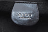 Authentic GUCCI Vintage Shoulder Hand Bag Nylon Leather Black  K4045
