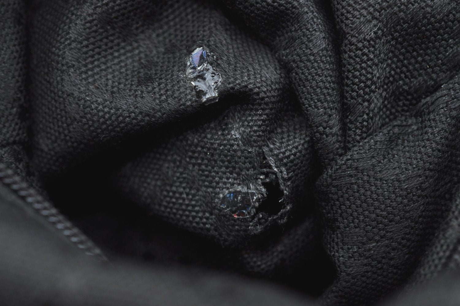 Authentic GUCCI Vintage Shoulder Hand Bag Nylon Leather Black  K4045