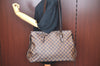 Authentic Louis Vuitton Damier Chelsea Shoulder Tote Bag N51119 LV K4065